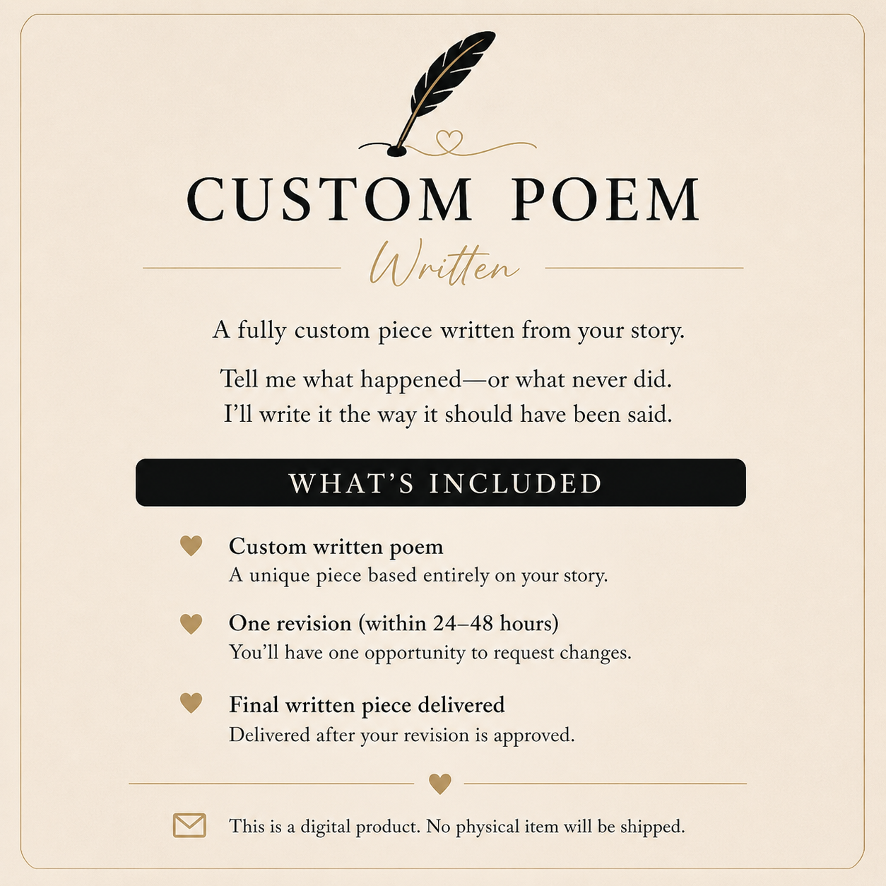 Custom Poem