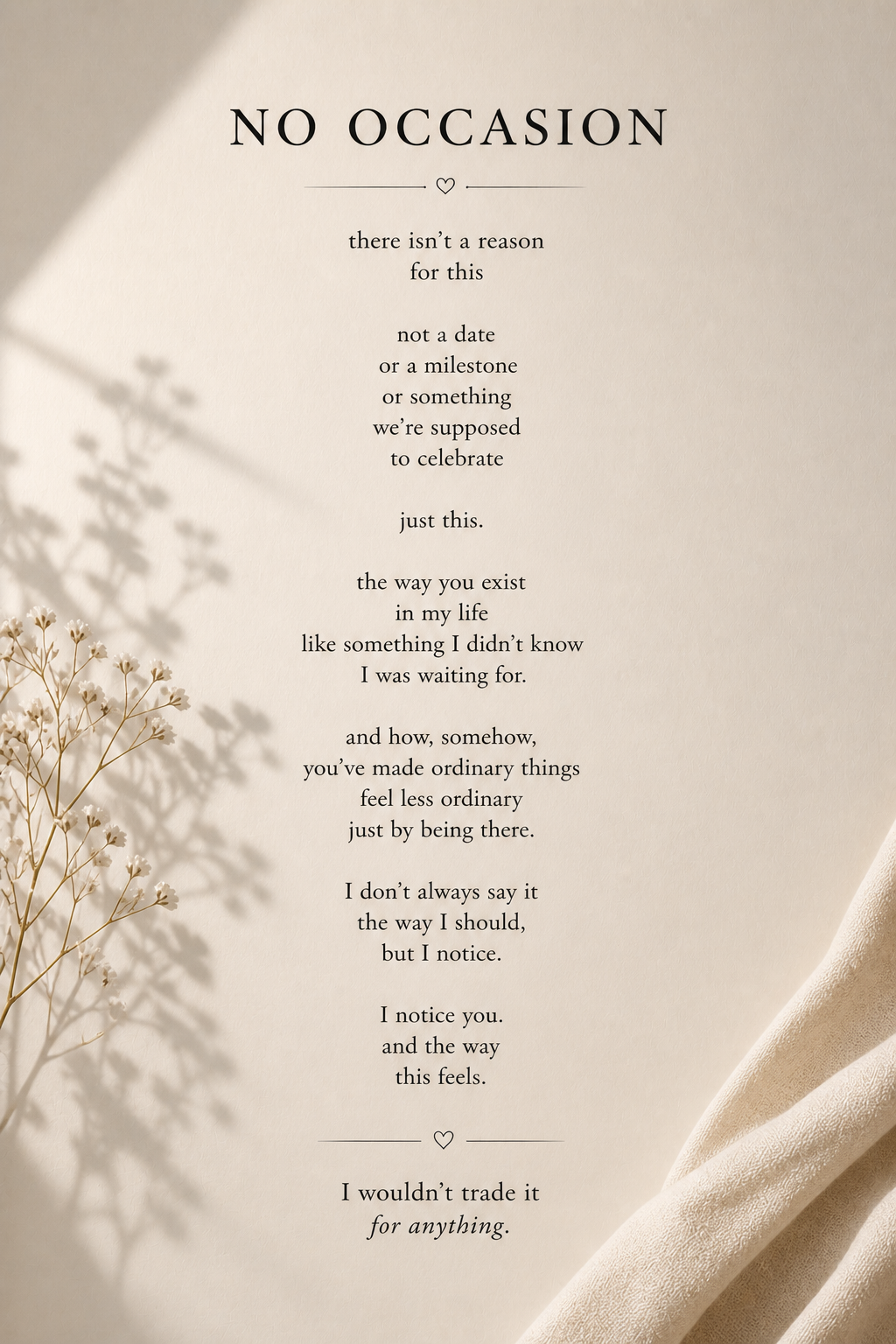 Custom Poem